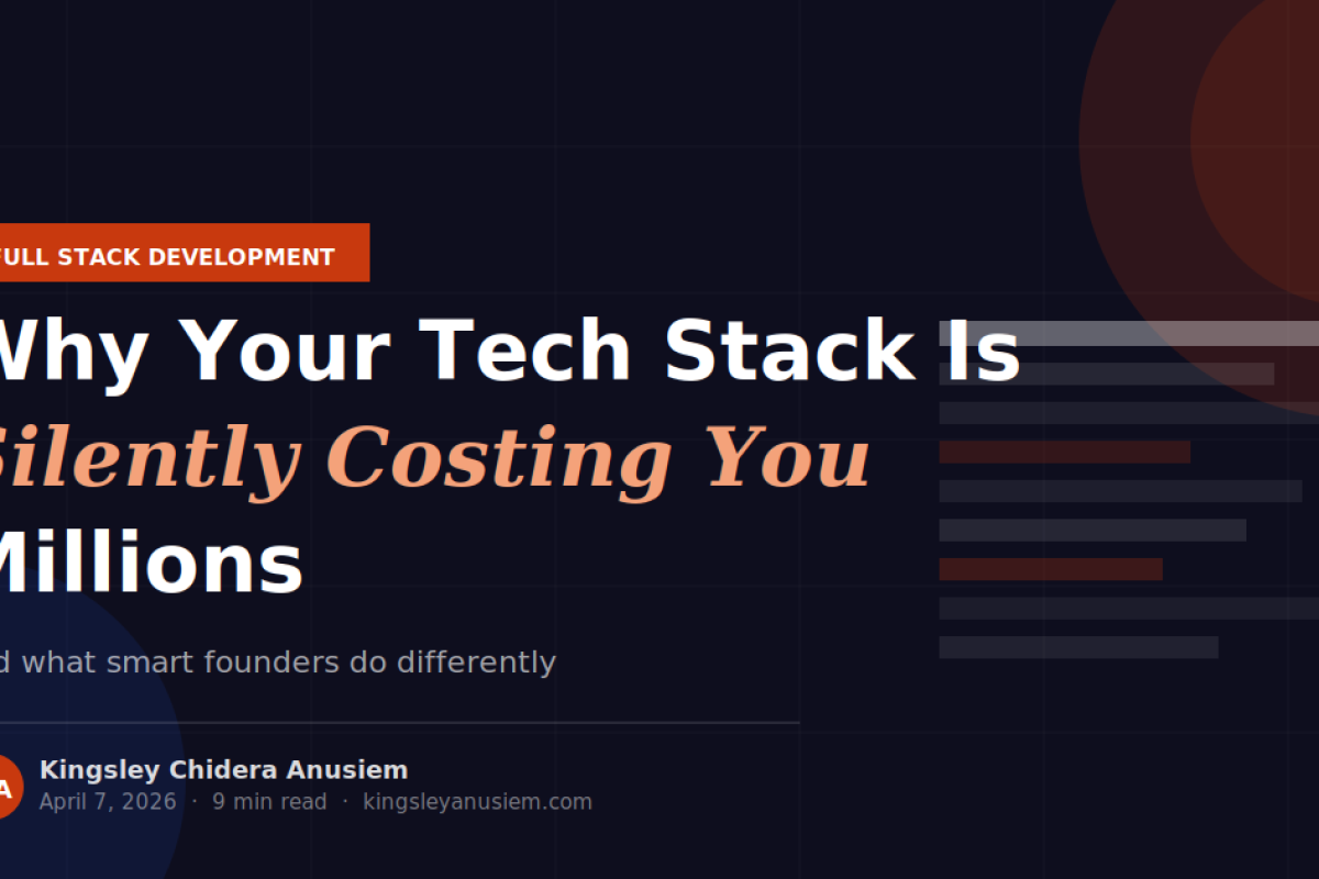 Why Your Tech Stack Is Silently Costing You Millions — And What Smart Founders Do Differently