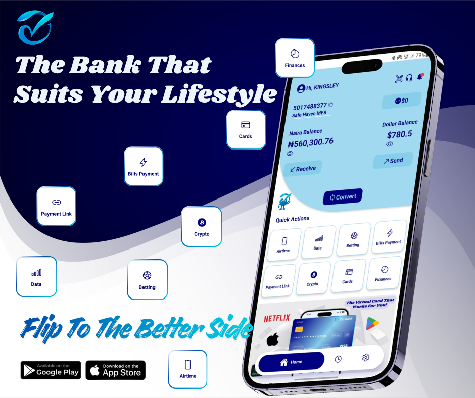 Zip Bank Mobile App